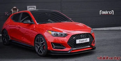 ADRO USA Carbon Fiber Side Skirts V1 Hyundai Veloster N 2019-2022 - A10A20-1401