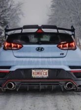 ADRO USA Carbon Fiber Spoiler V2 Hyundai Veloster N 2011-2022                                     - A10A20-1502 - Image 2