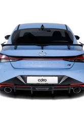 ADRO USA Carbon Fiber Rear Diffuser Hyundai Elantra N 2022-2023                                     - A10A40-1301 - Image 5