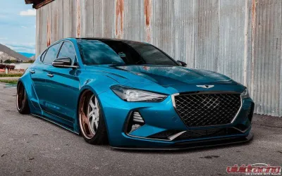 ADRO USA Carbon Fiber Front Lip V1 Genesis G70 2018-2020 - A11A10-1201