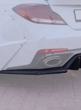 ADRO USA Carbon Fiber Rear Diffuser V2 Genesis G70 2018-2020                                     - A11A10-1302 - Image 2
