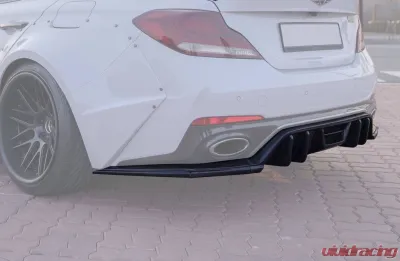 ADRO USA Carbon Fiber Rear Diffuser V2 Genesis G70 2018-2020 - A11A10-1302
