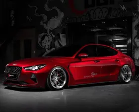 ADRO USA Carbon Fiber Side Skirt V2 Genesis G70 2018-2020