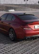 ADRO USA Carbon Fiber Trunk Spoiler V2 Genesis G70 2018-2020                                     - A11A10-1502 - Image 3