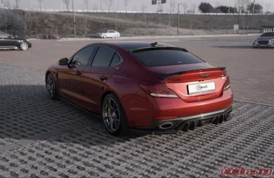 ADRO USA Carbon Fiber Trunk Spoiler V2 Genesis G70 2018-2020 - A11A10-1502
