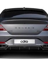 ADRO USA Carbon Fiber Rear Diffuser Genesis G70 Facelift 2022                                     - A11A11-1301 - Image 3