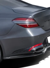 ADRO USA Carbon Fiber Rear Diffuser Genesis G70 Facelift 2022                                     - A11A11-1301 - Image 4