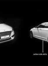 ADRO USA Carbon Fiber Front Lip Genesis G80 (DH) 2017-2020                                     - A11A20-1201 - Image 4