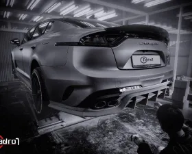 ADRO USA Carbon Fiber Rear Diffuser V2 Kia Stinger 2018-2023