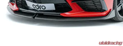 ADRO USA Prepreg Carbon Fiber Front Lip Corvette C8 2022-2023 - A13A10-1201