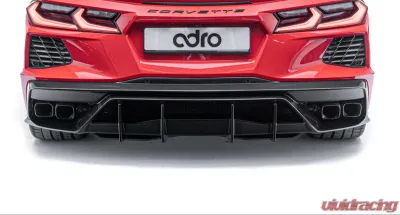 ADRO USA Prepreg Carbon Fiber Rear Diffuser Corvette C8 2022-2023 - A13A10-1301