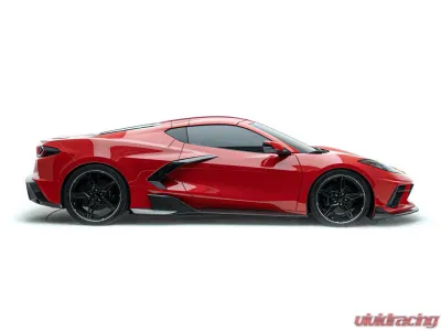 ADRO USA Prepreg Carbon Fiber Side Skirt Corvette C8 2022-2023 - A13A10-1401
