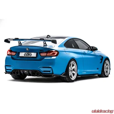 ADRO USA Carbon Fiber Aluminum AT-R1 Swan Neck GT Wing BMW F82 M4 2014-2020 - A14A10-1511