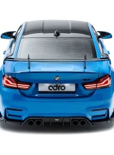 ADRO USA Carbon Fiber Aluminum AT-R1 Swan Neck GT Wing BMW F82 M4 2014-2020                                     - A14A10-1511 - Image 3
