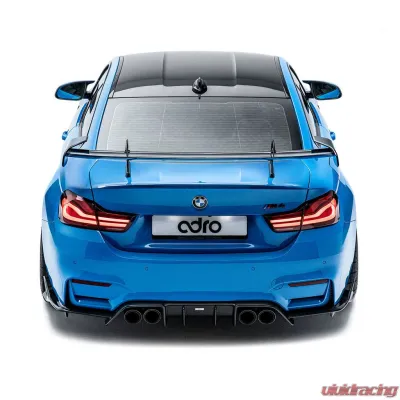 ADRO USA Carbon Fiber Aluminum AT-R1 Swan Neck GT Wing BMW F82 M4 2014-2020 - A14A10-1511