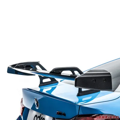 ADRO USA Carbon Fiber Aluminum AT-R1 Swan Neck GT Wing BMW F82 M4 2014-2020 - A14A10-1511