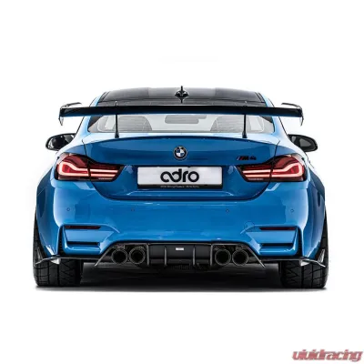 ADRO USA Carbon Fiber Aluminum AT-R1 Swan Neck GT Wing BMW F82 M4 2014-2020 - A14A10-1511