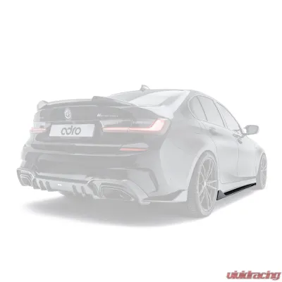 ADRO USA Wet Carbon Fiber Side Skirt BMW M340i G20 Pre-LCI 2020-2022 - A14A60-1401