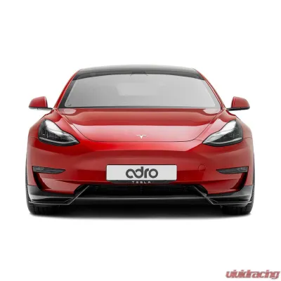 ADRO USA Front Lip Carbon Fiber Premium Prepreg Tesla Model 3 2017-2022 - A15A10-1201