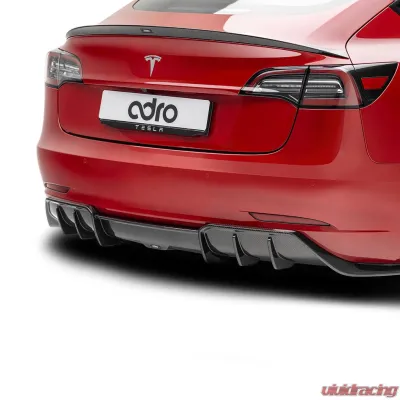 ADRO USA Rear Diffuser Premium Prepreg Carbon Fiber Tesla Model 3 2017-2022 - A15A10-1301