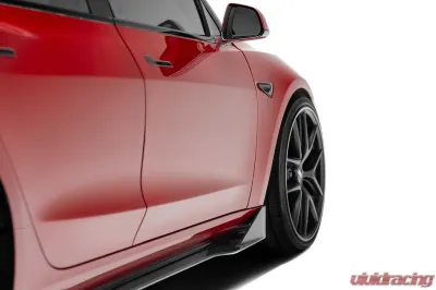 ADRO USA Side Skirt Carbon Fiber Prepreg Tesla Model 3 2017-2022 - A15A10-1401