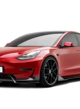 ADRO USA Side Skirt Carbon Fiber Prepreg Tesla Model 3 2017-2022                                     - A15A10-1401 - Image 3