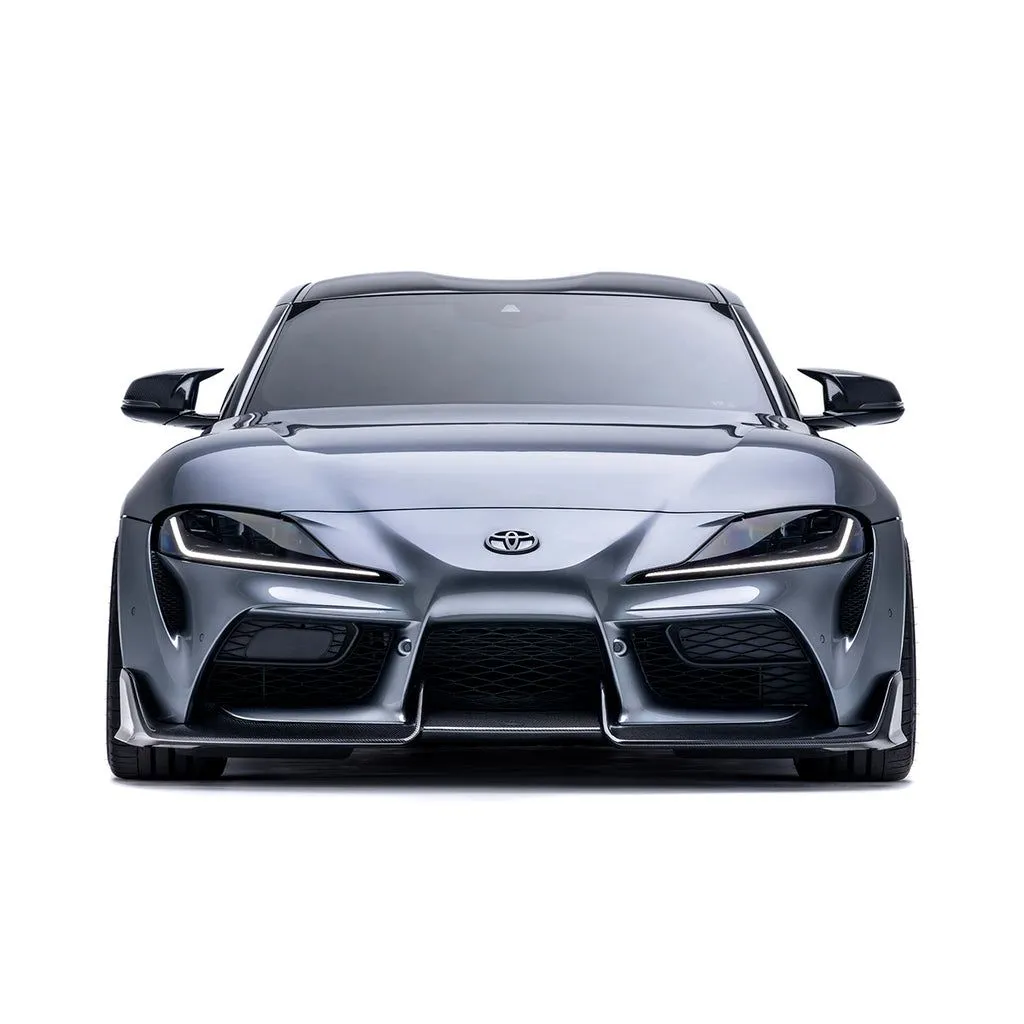 ADRO USA Glossy Wet Carbon Fiber Front Lip Toyota GR Supra A90 2020-2024 - A18A20-1201