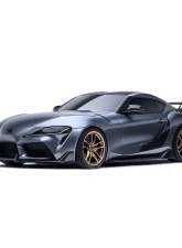 ADRO USA Glossy Wet Carbon Fiber Front Lip Toyota GR Supra A90 2020-2024                                     - A18A20-1201 - Image 3