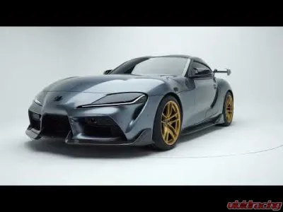 ADRO USA Glossy Wet Carbon Fiber Rear Winglets Toyota GR Supra A90 2020-2024 - A18A20-1301