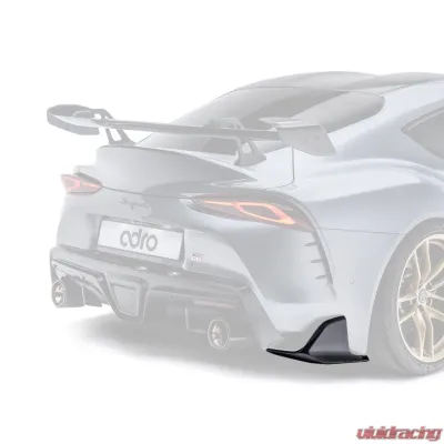 ADRO USA Glossy Wet Carbon Fiber Rear Winglets Toyota GR Supra A90 2020-2024 - A18A20-1301