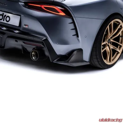 ADRO USA Glossy Wet Carbon Fiber Rear Winglets Toyota GR Supra A90 2020-2024 - A18A20-1301