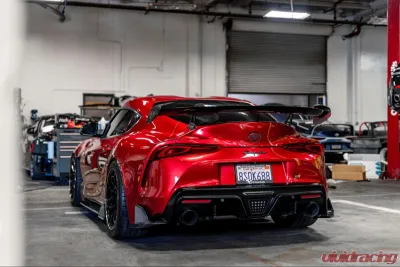 ADRO USA Glossy Wet Carbon Fiber Rear Winglets Toyota GR Supra A90 2020-2024 - A18A20-1301