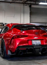 ADRO USA Glossy Wet Carbon Fiber Rear Winglets Toyota GR Supra A90 2020-2024                                     - A18A20-1301 - Image 10