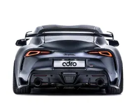 ADRO USA Glossy Wet Carbon Fiber AT-R Swan Neck Wing Toyota GR Supra A90 2020-2024