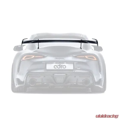 ADRO USA Glossy Wet Carbon Fiber AT-R Swan Neck Wing Toyota GR Supra A90 2020-2024 - A18A20-1501