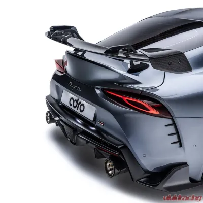 ADRO USA Glossy Wet Carbon Fiber AT-R Swan Neck Wing Toyota GR Supra A90 2020-2024 - A18A20-1501