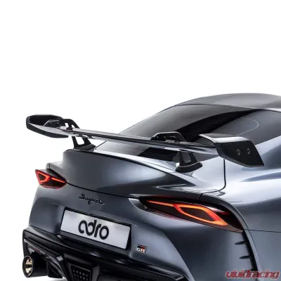 ADRO USA Glossy Wet Carbon Fiber AT-R Swan Neck Wing Toyota GR Supra A90 2020-2024 - A18A20-1501
