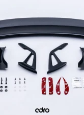 ADRO USA Glossy Wet Carbon Fiber AT-R Swan Neck Wing Toyota GR Supra A90 2020-2024                                     - A18A20-1501 - Image 12