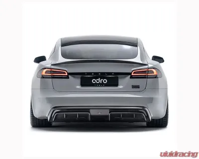 ADRO USA Carbon Fiber Rear Diffuser Tesla Model S 2022+ - A15A30-1301