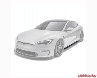 ADRO USA Carbon Fiber Side Skirt Tesla Model S 2022+ - A15A30-1401