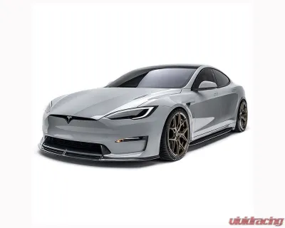 ADRO USA Carbon Fiber Side Skirt Tesla Model S 2022+ - A15A30-1401