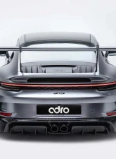 ADRO Carbon Fiber Rear Diffuser Porsche 992.1 GT3 2022-2024                                     - A23A10-1311 - Image 4
