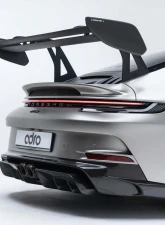 ADRO Carbon Fiber Swan Neck Wing Porsche 992.1 GT3 2022-2024                                     - A23A10-1501 - Image 4