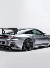 ADRO Carbon Fiber Swan Neck Wing Porsche 992.1 GT3 2022-2024                                     - A23A10-1501 - Image 6