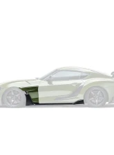 ADRO USA Glossy Wet Carbon Fiber Side Skirts V2 Toyota GR Supra A90 2020-2024                                     - A18A20-1402 - Image 13
