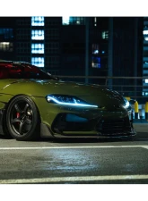 ADRO USA Glossy Wet Carbon Fiber Side Skirts V2 Toyota GR Supra A90 2020-2024                                     - A18A20-1402 - Image 9