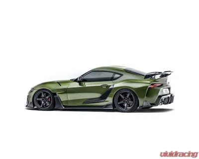 ADRO USA Glossy Wet Carbon Fiber Side Skirts V2 Toyota GR Supra A90 2020-2024 - A18A20-1402