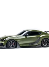 ADRO USA Glossy Wet Carbon Fiber Side Skirts V2 Toyota GR Supra A90 2020-2024                                     - A18A20-1402 - Image 4