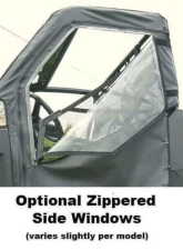 FalconRidge Soft Doors with Zipper Honda Pioneer 700 2014-2022                                     - 52-10058-Z - Image 2