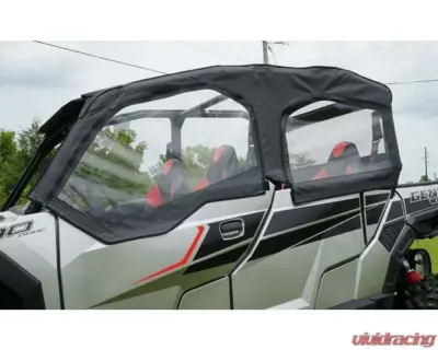 FalconRidge Soft Doors with Zipper Polaris General 4 1000 | XP 4 1000 2017-2023 - 52-10160-Z